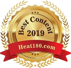 Heat 180.com best content award 2019