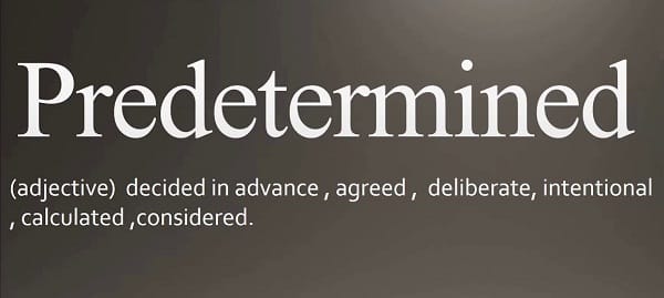 Predetermined