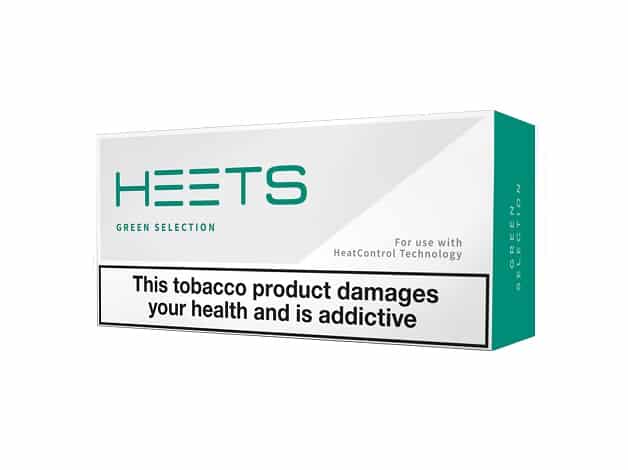 iQOS HEETS Green x 10 (Carton) (200 HEETS) - Heat Not Burn