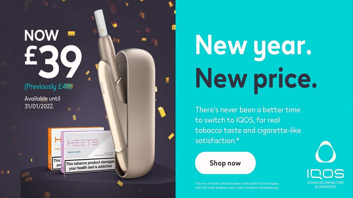 IQOS NEW YEAR 2022 £39 SPECIAL