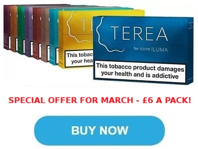 TEREA £6 SPECIAL OFFER FOR MARCH