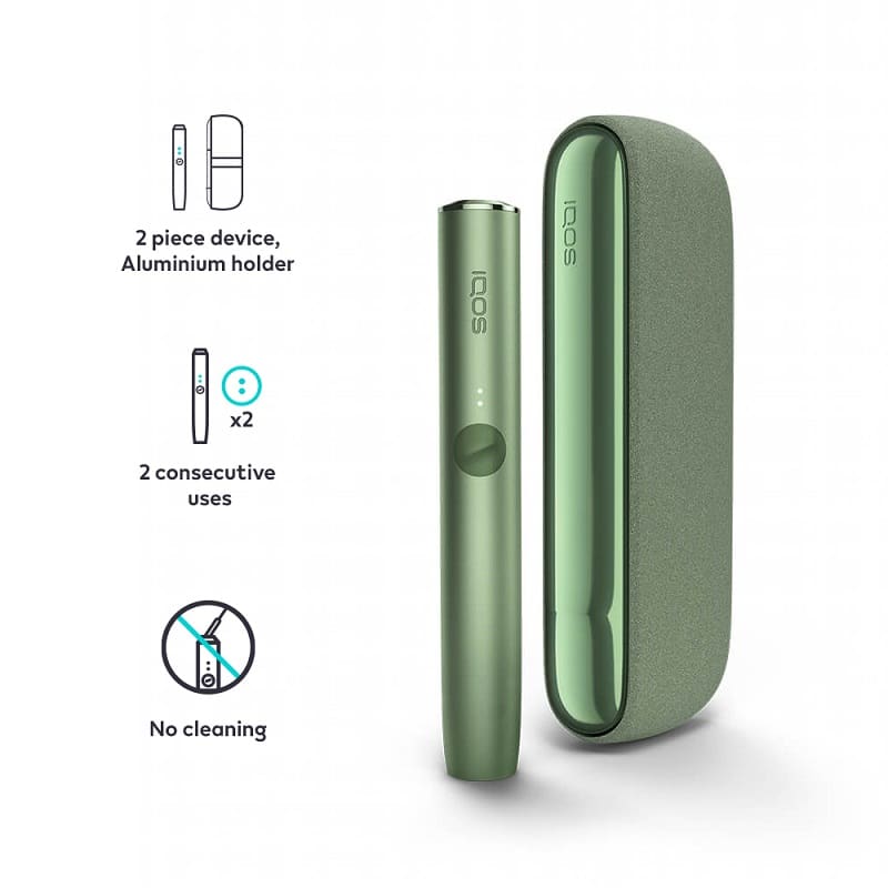 IQOS ILUMA Moss Green Device Features