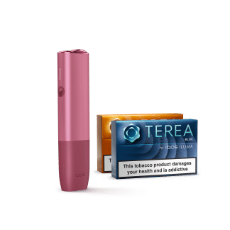 IQOS ILUMA ONE SUNSET RED AND 40 TEREA STICKS