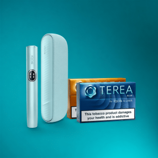 IQOS ILUMA i BREEZE BLUE AND 40 TEREA STICKS