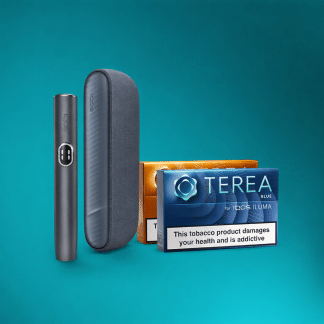 IQOS ILUMA i MIDNIGHT BLACK AND 40 TEREA STICKS