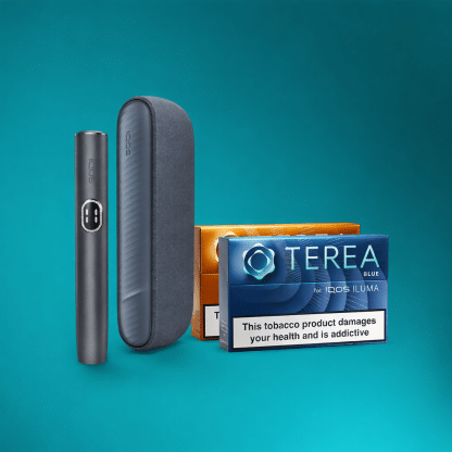 IQOS ILUMA i MIDNIGHT BLACK AND 40 TEREA STICKS